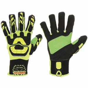 IRONCLAD INDI-RIG-07-XXXL Mechanics Gloves, 3XL, Riggers Glove, Synthetic Leather, ANSI Cut Level A2, 1 Pair | CR4WNC 48XZ46