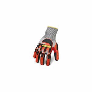 IRONCLAD KCi5FN-02-S Knit Gloves, Size S, ANSI Cut Level A6, Palm, Dipped, Foam Nitrile, HPPE, Gray | CR4WFE 61LN06