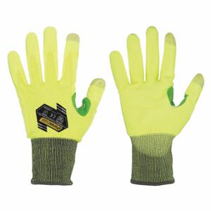 IRONCLAD KKC2PU-Y-04-L Coated Glove, L, Polyurethane, HPPE, 1 Pair | CR4VTA 493D47