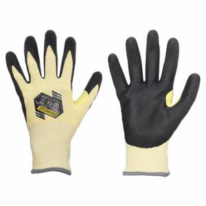 IRONCLAD KKC3KV-02-S Beschichteter Handschuh, S, Schaumstoff-Nitril, Gelb, 1 Paar | CR4VUM 493D57