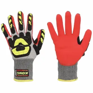 IRONCLAD KKCA5-02-S Coated Glove, S, Full Finger, ANSI Impact Level 2, Knit Cuff, Unlined Liner, 1 Pair | CR4VUR 493F04