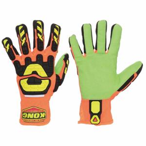 IRONCLAD LPI-OC5-03-M Mechanics Gloves, Size M, Riggers Glove, Synthetic Leather, ANSI Cut Level A4, TPR, 1 Pair | CR4WUR 48XU98
