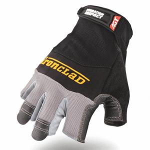 IRONCLAD MFI2-06-XXL Mechanics Gloves, Size 2XL, Mechanics Glove, Fingerless, Synthetic Leather, Black, 1 Pair | CR4WMV 165R28