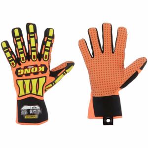 IRONCLAD SDX2P-07-XXXL Mechanics Gloves, 3XL, Riggers Glove, Synthetic Leather with PVC Grip, Orange, 1 Pair | CR4WNA 56HU02