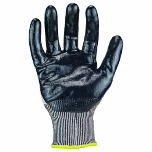 IRONCLAD SKC4N-02-S Knit Gloves, Size S, ANSI Cut Level A4, Palm, Dipped, Nitrile, HPPE, Gray, 1 Pair | CR4WDY 55KA34