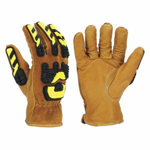 IRONCLAD ULD-IMPC5-05-XL Leather Gloves, Size XL, Pigskin, Drivers Glove, Ansi Cut Level A5, Full, Hppe, 1 Pair | CR4WJP 191N10