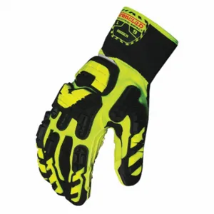 IRONCLAD VIB-RIG-03-M Mechanics Gloves, Vibram Vulcanized Rubber, ANSI Cut Level A2, Palm Side, 1 Pair | CR4WXF 48XZ12