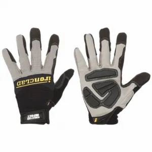 IRONCLAD WWI2-01-XS Mechanics Gloves, XS, Mechanics Glove, Full Finger, Synthetic Leather, Black, Gel | CR4XAG 54XR16