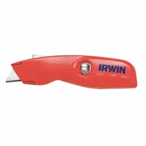 IRWIN INDUSTRIAL TOOLS 2088600 Safety Knife, 6 Inch Length, Aluminum, Red | CR4XVE 2WA17