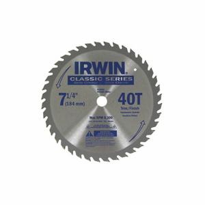 IRWIN INDUSTRIAL TOOLS 25230 Kreissägeblatt, 7 1/4 Zoll Blattdurchmesser, 40 Zähne, 25er-Pack | CR4XKX 19TF28