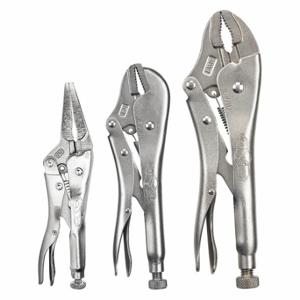 IRWIN INDUSTRIAL TOOLS 323S Locking Pliers Set, Curved, 1 1/2 in 1 7/8 in 2 Inch Max Jaw Opening | CR4XYL 45PD82