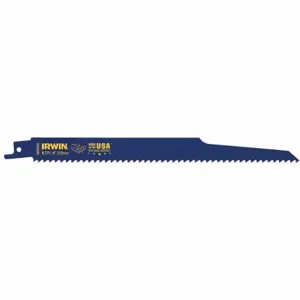 IRWIN INDUSTRIAL TOOLS 372956 Recip Saw Blade, 9 Inch, 6Tpi, 5 PK | CR4XJZ 43AY78