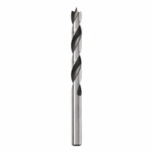 IRWIN INDUSTRIAL TOOLS 49616 Brad Drill Bits, 3/8 Inch Bit Size, 3/8 Inch Shank Dia., Straight Shank | CH9TMZ 783YX7