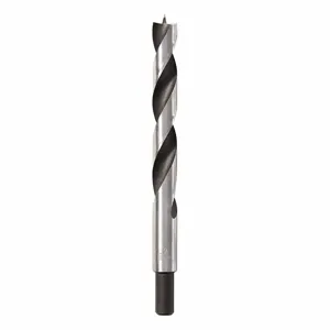 IRWIN INDUSTRIAL TOOLS 49618 Brad Drill Bits, 1/2 Inch Drill Bit Size, 5 15/16 Inch Length, 3/8 Inch Shank Dia. | CH9TNC 783YX9