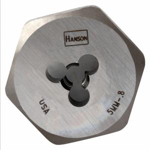 IRWIN INDUSTRIAL TOOLS 9722ZR Hex Threading Die, Solid, High Carbon Steel, Right Hand, 5 mm Thread Size, 1 Inch Hex Size | CN2TKD 6622 / 19T187