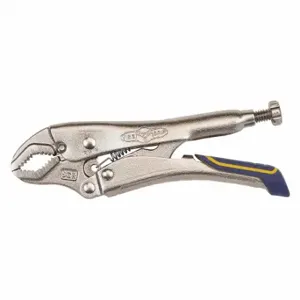 IRWIN INDUSTRIAL TOOLS IRHT82575 Locking Plier, Curved, Quick Release, 1 1/8 Inch Max Jaw Opening, 5 Inch Overall Length | CR4XYE 54ZF92