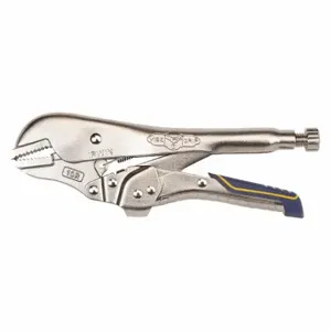 IRWIN INDUSTRIAL TOOLS IRHT82576 Locking Plier, Flat, Quick Release, 1 7/8 Inch Max Jaw Opening, 10 Inch Overall Length | CR4XYB 54ZF93