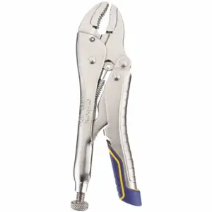 IRWIN INDUSTRIAL TOOLS IRHT82580 Locking Plier, Curved, Quick Release, 1 1/2 Inch Max Jaw Opening, 7 Inch Overall Length | CR4XXW 54ZF96