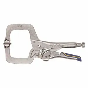 IRWIN INDUSTRIAL TOOLS IRHT82586 VISE-GRIP Locking C-Clamp, Swivel, 3 1/2 Inch Max Jaw Opening, 2 5/8 Inch Throat Dp | CR4XYG 54ZG03