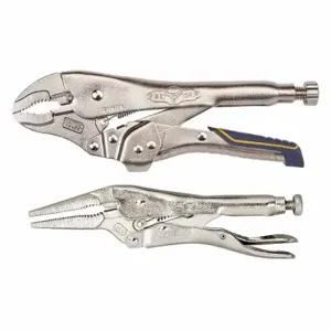 IRWIN INDUSTRIAL TOOLS IRHT82588 Locking Plier, Curved, 1 7/8 in 2 Inch Max Jaw Opening, 6 in 10 Inch Overall Length | CR4XXV 54ZG05