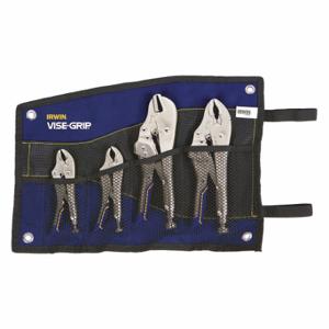 IRWIN INDUSTRIAL TOOLS IRHT82592 Locking Pliers Set, Curved, 1 1/8 in 1 1/2 in 1 7/8 in 2 Inch Max Jaw Opening | CR4XYV 54ZG09