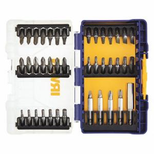 IRWIN INDUSTRIAL TOOLS IWAF1240 Insert Bit Set, Insert Bit Set, 40 No. of Pieces, 1/4 Inch Hex Shank Size, Steel | CU4WJJ 55KJ04