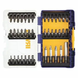 IRWIN INDUSTRIAL TOOLS IWAF1240 Insert Bit Set, Insert Bit Set, 40 No. of Pieces, 1/4 Inch Hex Shank Size, Steel | CU4WJJ 55KJ04