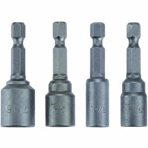 IRWIN INDUSTRIAL TOOLS IWAF242-4 Nutsetter Set, English/Imperial, 1/4 Inch x5/16 Inch x3/8 Inch x7/16 Inch Fastening Size | CR4XPH 55KG61
