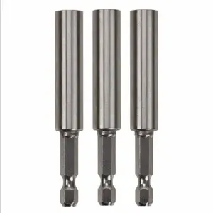 IRWIN INDUSTRIAL TOOLS IWAF253B3 Bit Holder, 1/4 Inch Drive, Hex, 3 Inch Bit Length, Magnetic, Bit Holder, Pack Of 3 | CN2QUM 3557183B / 1AVB5