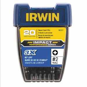 IRWIN INDUSTRIAL TOOLS IWAF31PH220 Biteinsatz, Nr. 2 Werkzeugspitzengröße, 1 Zoll Bitlänge, 1/4 Zoll Sechskantschaftgröße, Packung mit 20 Stück | CN2RKV 1837329 / 34E463