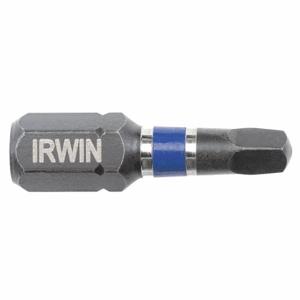 IRWIN INDUSTRIAL TOOLS IWAF31SQ32 Einsatzbit, SQ3-Befestigungswerkzeugspitzengröße, 1 Zoll Gesamtlänge des Bits | CR4XRV 55KG75