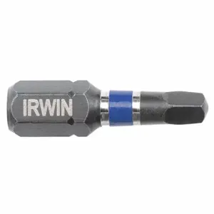 IRWIN INDUSTRIAL TOOLS IWAF31SQ22 Power Bit, S2 Fastening Tool Tip Size, 1 Inch Bit Length, 1/4 Inch Hex Shank Size, 2 PK | CR4XUX 55EW26