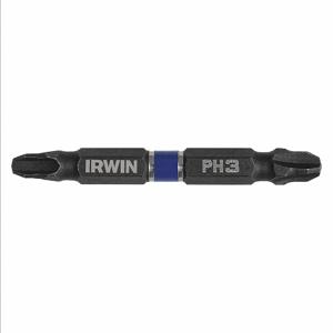 IRWIN INDUSTRIAL TOOLS IWAF32DEPH32 Biteinsatz, PH3-Spitzengröße, 2 1/2 Zoll Bitlänge, 1/4 Zoll Sechskantschaftgröße, 2er-Pack | CN2RQK 1870984 / 30TH32