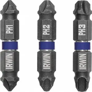 IRWIN INDUSTRIAL TOOLS IWAF32DEPHMIX3 Insert Bit Set, 1/4 Inch Hex Shank | CH6PRK 55KG92