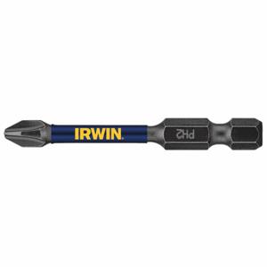 IRWIN INDUSTRIAL TOOLS IWAF32PH25 Power Bit, Ph2 Fastening Tool Tip Size, 2 Inch Bit Length, 1/4 Inch Hex Shank Size, 5 PK | CR4XTR 55EW36