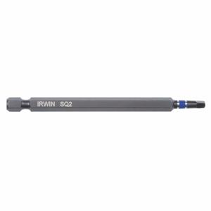 IRWIN INDUSTRIAL TOOLS IWAF32SQ32 Einsatzbit, SQ3-Befestigungswerkzeugspitzengröße, 2 Zoll Gesamtlänge des Bits | CR4XRW 55KH11
