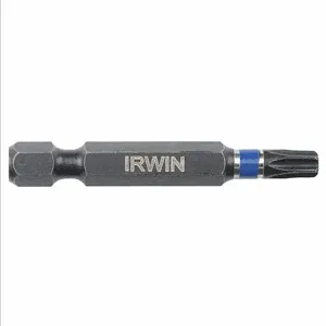 IRWIN INDUSTRIAL TOOLS IWAF32TX252 Power Bit, T25 Tip Size, 2 Inch Bit Length, 1/4 Inch Hex Shank Size, SAE, Pack Of 2 | CN2RQW 1837501 / 34E584