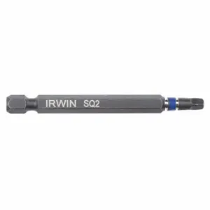 IRWIN INDUSTRIAL TOOLS IWAF33SQ2 Power Bit, S2 Fastening Tool Tip Size, 3 1/2 Inch Bit Length, 1/4 Inch Hex Shank Size | CR4XUC 55EW44