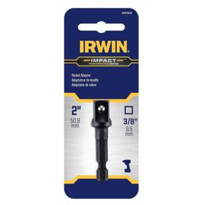 IRWIN INDUSTRIAL TOOLS IWAF36238 Power Bit, 3/8 Inch Output Drive Size, Square, 2 Inch Length, Locking | CR4XQK 55EW62
