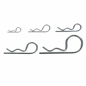 ITW BEE LEITZKE WWG-DISPBP50 Hairpin Cotter Assortment Zinc 5 Sizes, 50 Pieces | AC2UFJ 2MVP7