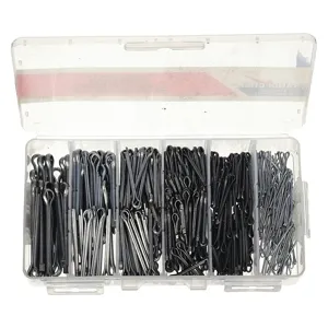 ITW BEE LEITZKE WWG-DISP-CP420 Cotter Pin Assortment, Extend Prong Zinc, 420 Pieces | AC2WTN 2NRY4