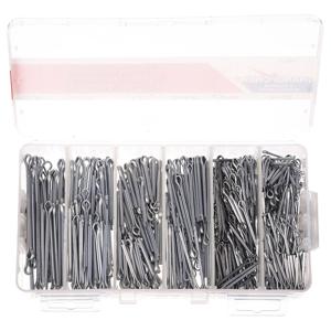 ITW BEE LEITZKE WWG-DISP-CP550 Cotter Pin Assortment, Low Carbon Steel Zinc, 7 Size, 550 Pieces | AC3WJD 2WZV1