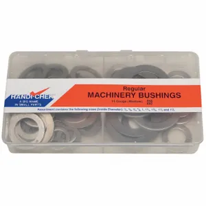 ITW BEE LEITZKE WWG-DISP-N14-091 Machinery Bushing Assortment, 9 Sizes, 91 Pieces | AC9XYN 3LHP2