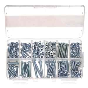 ITW BEE LEITZKE WWG-DISP-STOVE248 Stove Bolt Assortment, Round, 12 Size, 246 Pieces | AC9VNF 3KNK9