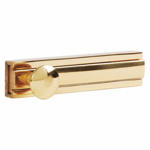 IVES 40B3 3IN Surface Bolt, Manual Lever, Brass, 9/16 Inch Bolt Head Dia, Brass, 11/16 Inch Width | CR4YCV 46TZ37