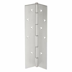 IVES 700 83IN HT US32D Continuous Hinge, Stainless Steel, 83 Inch Door Leaf Ht, 2 1/4 Inch Door Leaf Width | CR4YCC 48ZR10