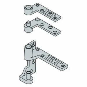 IVES 7215 SET RH US26D Pivot Hinge, Brass, Full Mortise, 500 lb Load Capacity, 180 Deg Range of Motion | CR4YCJ 46TM51