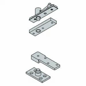 IVES 7255 SET US26D Pivot Hinge, Brass, Full Mortise, 500 lb Load Capacity, 180 Deg Range of Motion | CR4YCK 46TM49