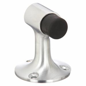 IVES FS448 US26D Angle Door Stop, Floor Mount, Satin Chrome, 2-1/2 in, 3 Inch Projection, 3 Inch Height | CR4YBG 45EG87