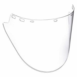JACKSON SAFETY 28766 Face Shield, Clear, Uncoated, Polycarbonate, 10 Inch Visor Height, 20 Inch Visor Wide | CR4YDM 2KFX5